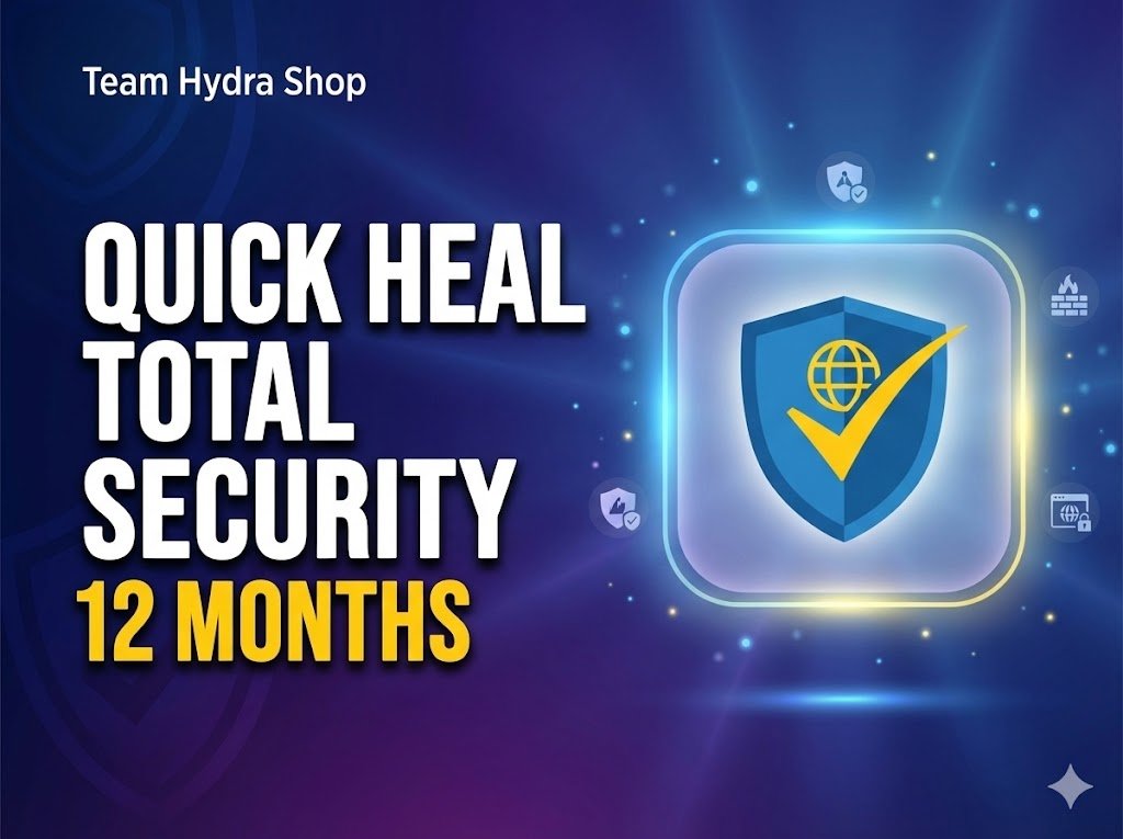 Quick Heal Total Security – 1 Year Official Subscription (Personal Email Activation)